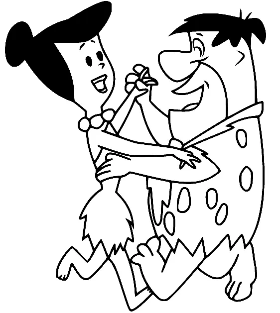 Desenhos de Flintstones Para Colorir 39