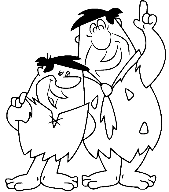 Desenhos de Flintstones Para Colorir 41