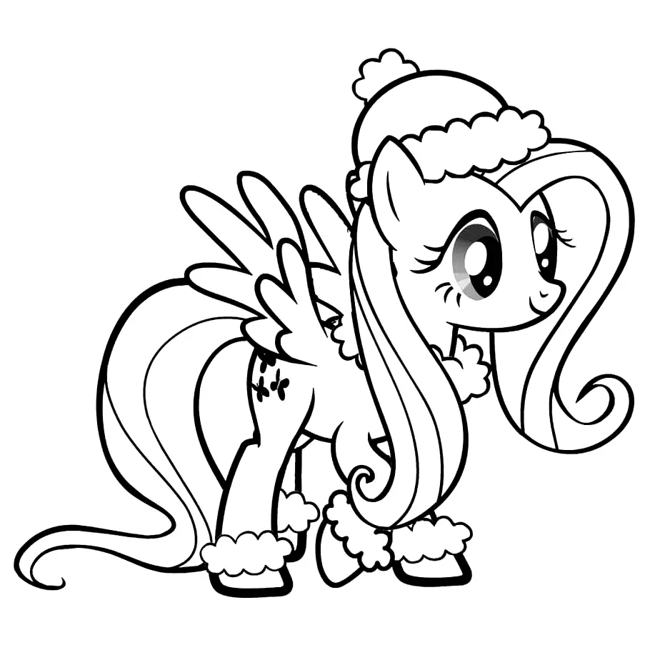 Desenhos de Fluttershy Para Colorir 29