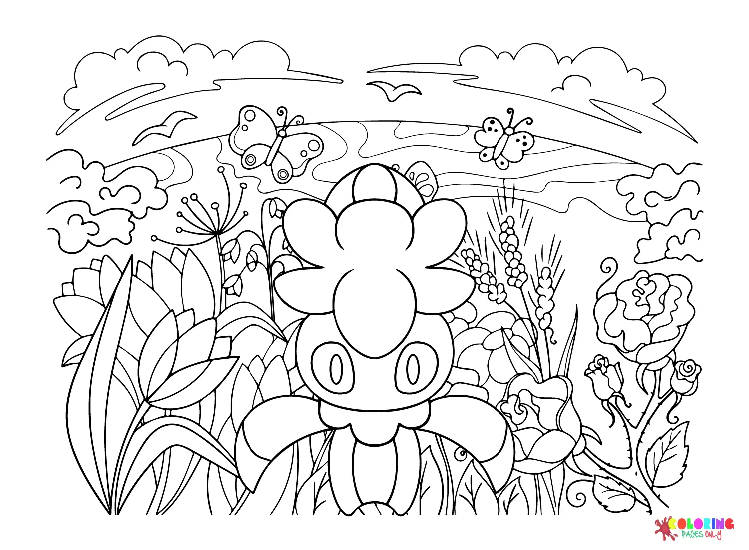 Desenhos de Fomantis Para Colorir 17