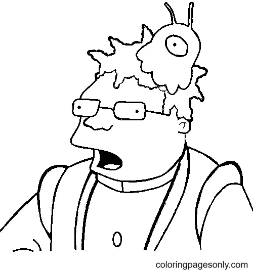 Desenhos de Futurama Para Colorir 29