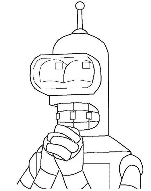 Desenhos de Futurama Para Colorir 33