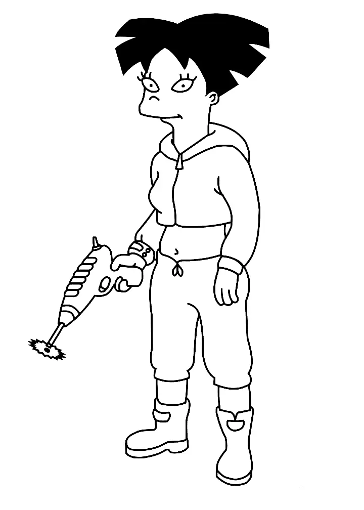 Desenhos de Futurama Para Colorir 39