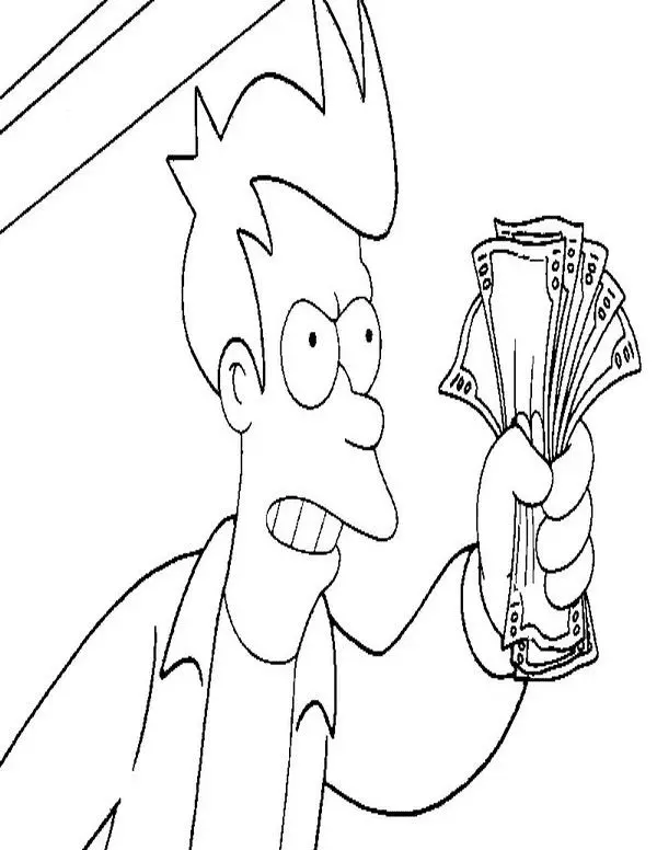 Desenhos de Futurama Para Colorir 43