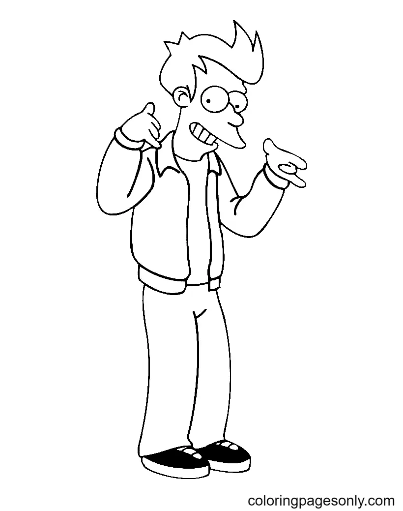 Desenhos de Futurama Para Colorir 6