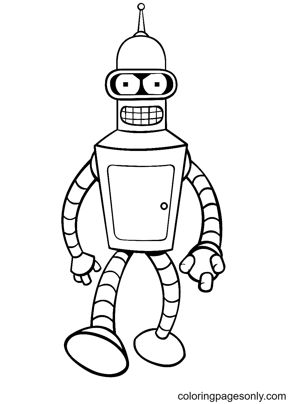 Desenhos de Futurama Para Colorir