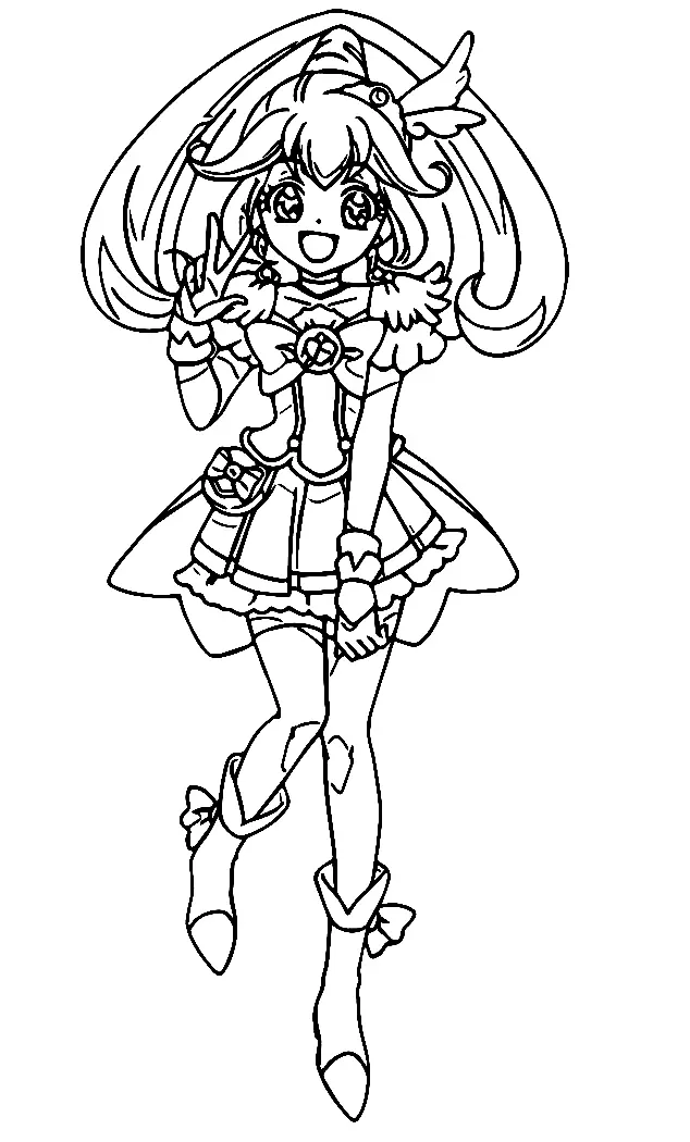 Desenhos de Glitter Force Para Colorir 13