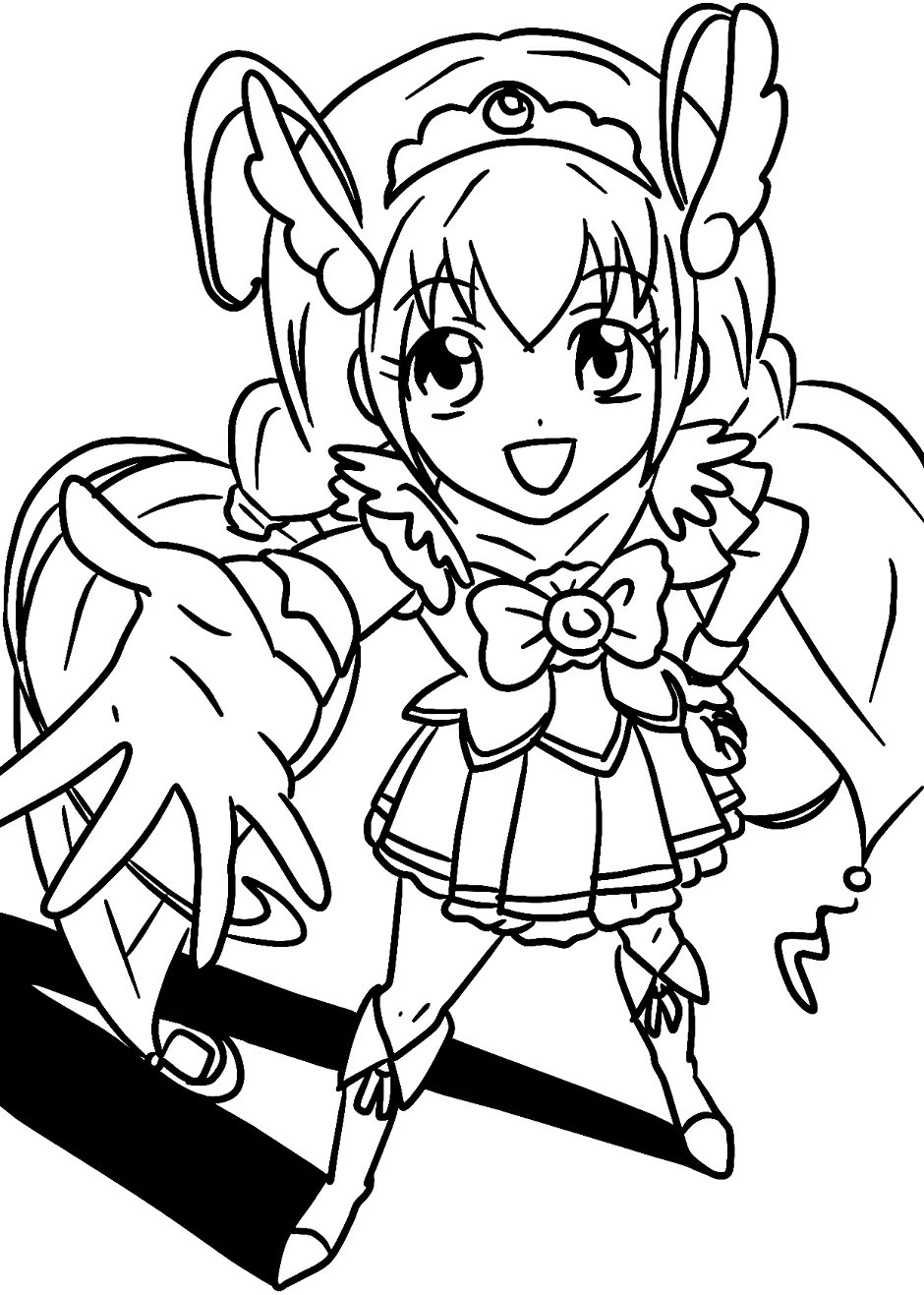 Desenhos de Glitter Force Para Colorir 15