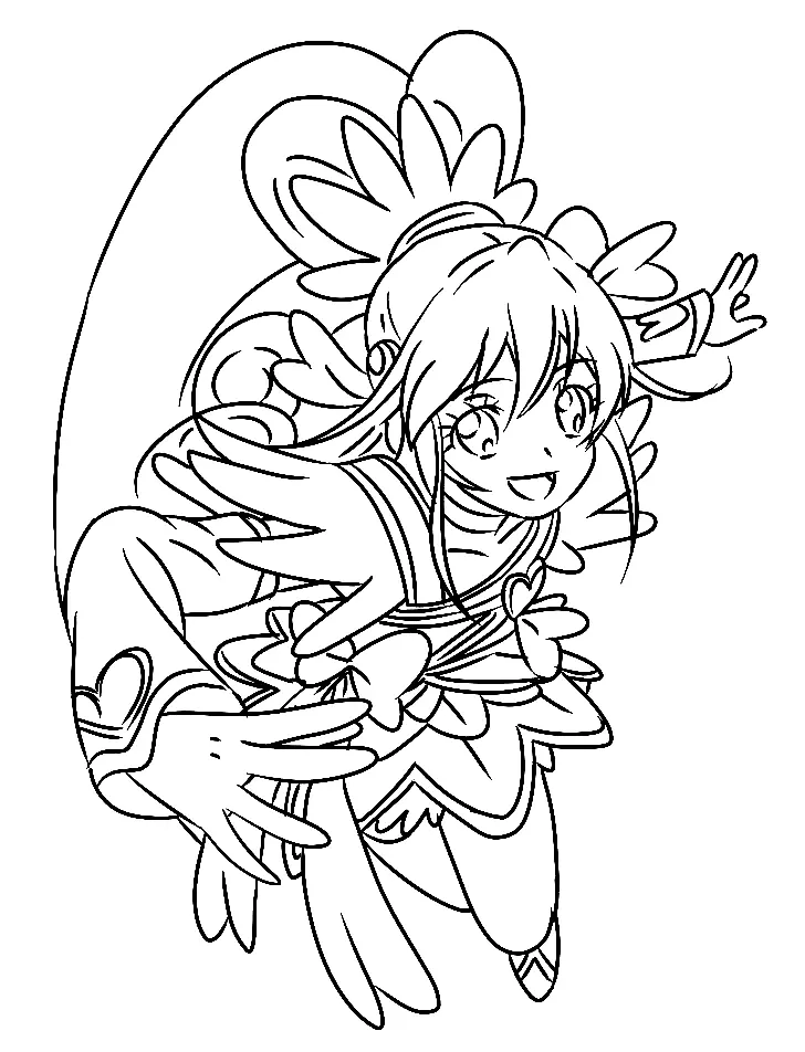 Desenhos de Glitter Force Para Colorir 34