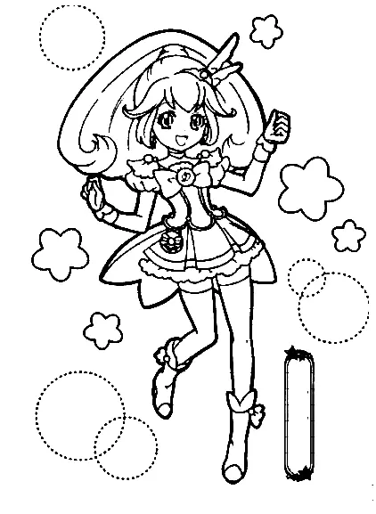 Desenhos de Glitter Force Para Colorir 38