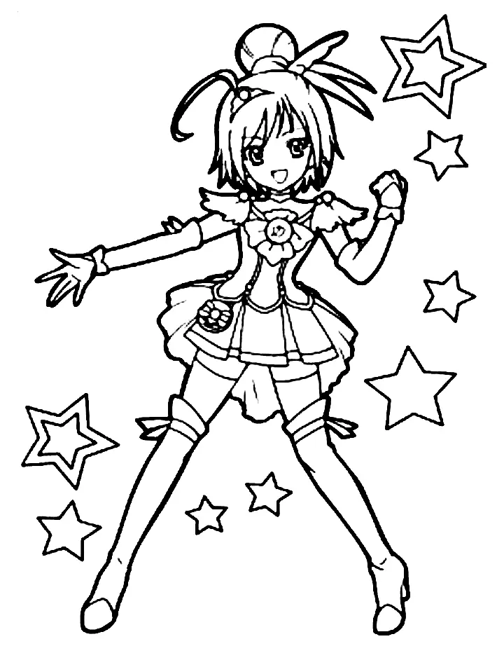 Desenhos de Glitter Force Para Colorir 4