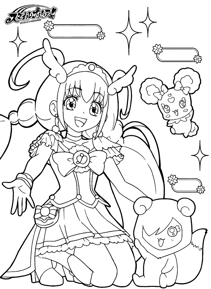 Desenhos de Glitter Force Para Colorir 41