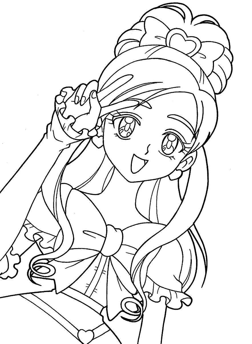 Desenhos de Glitter Force Para Colorir 46