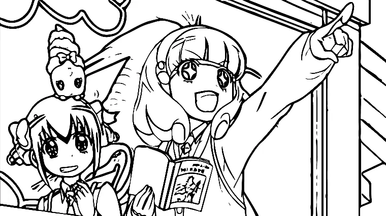 Desenhos de Glitter Force Para Colorir 47