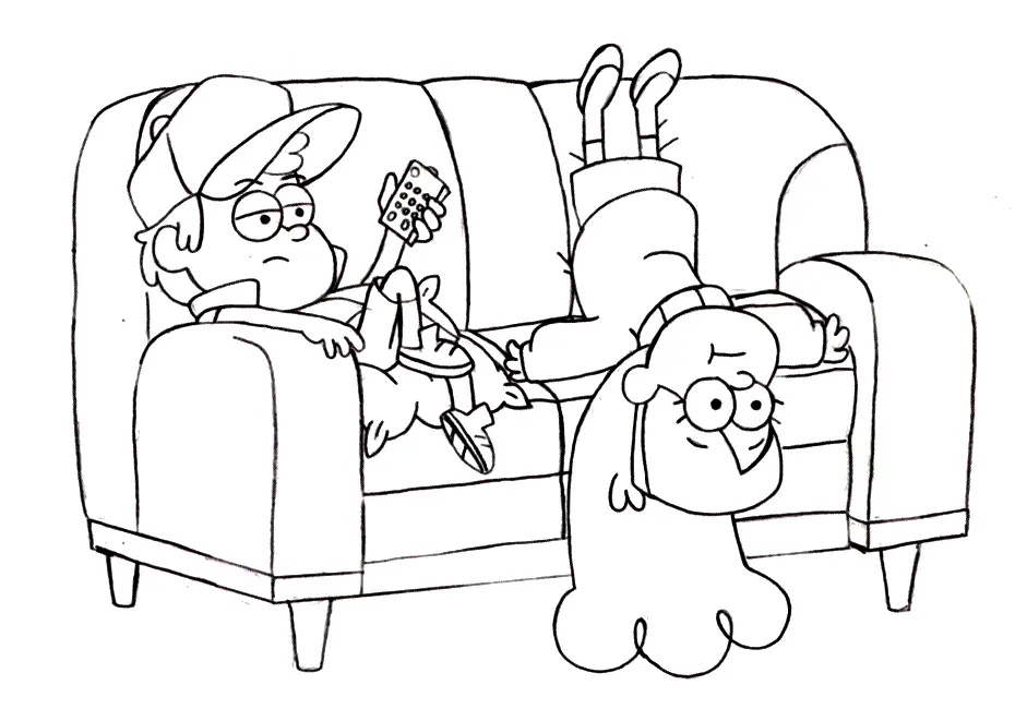 Desenhos de Gravity Falls Para Colorir 10