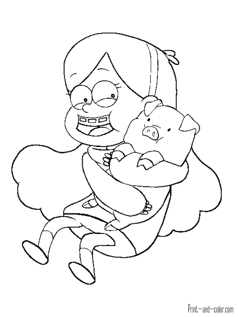 Desenhos de Gravity Falls Para Colorir 13