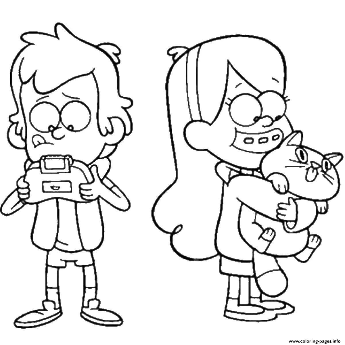 Desenhos de Gravity Falls Para Colorir 16