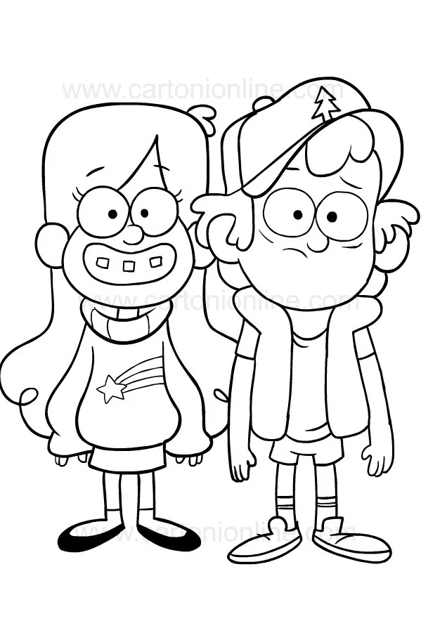 Desenhos de Gravity Falls Para Colorir 32