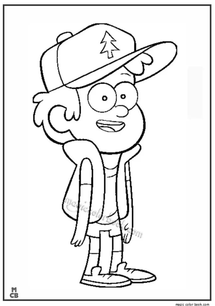 Desenhos de Gravity Falls Para Colorir 41