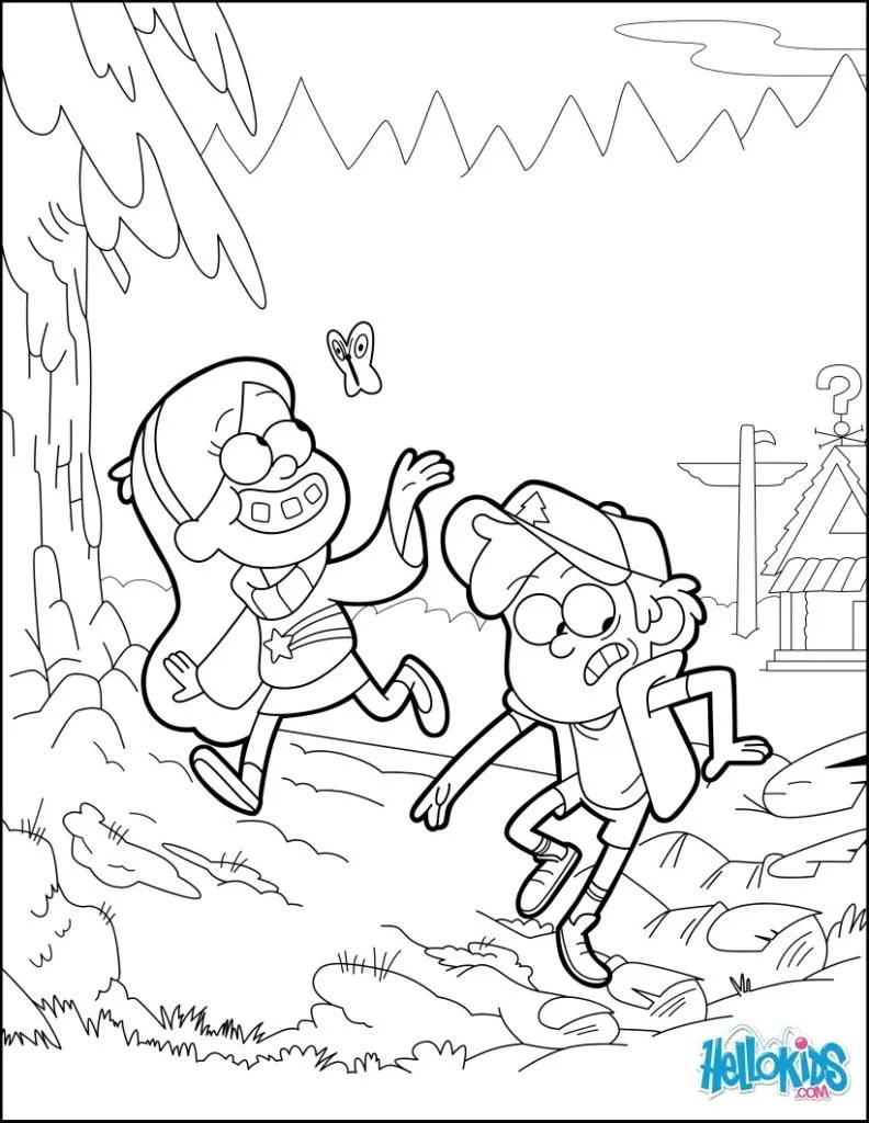 Desenhos de Gravity Falls Para Colorir 43