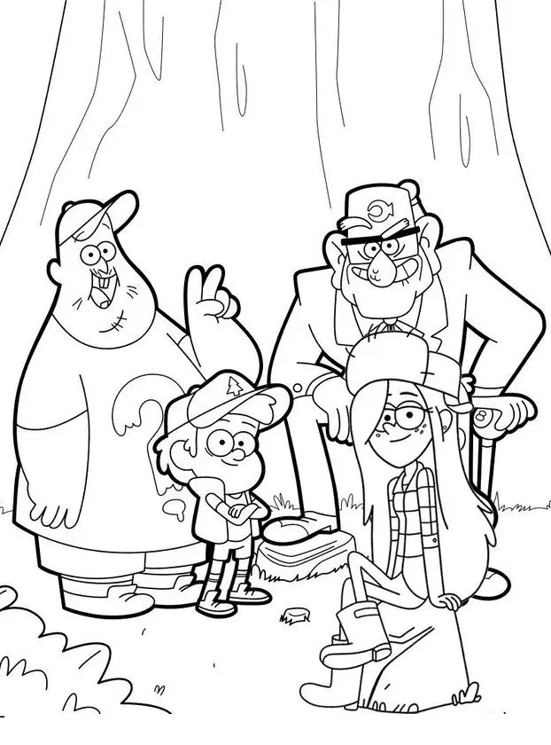 Desenhos de Gravity Falls Para Colorir 5