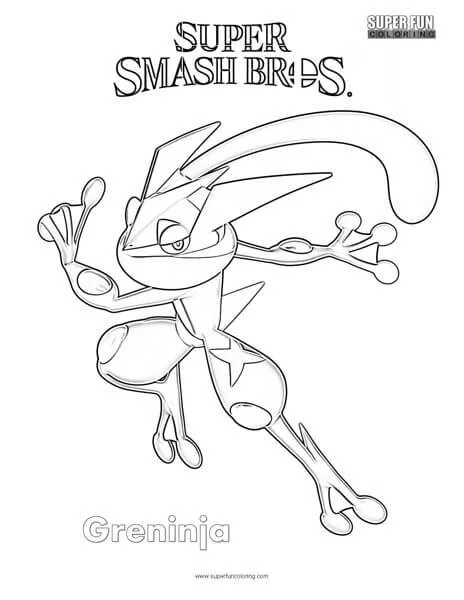 Desenhos de Greninja Para Colorir 10