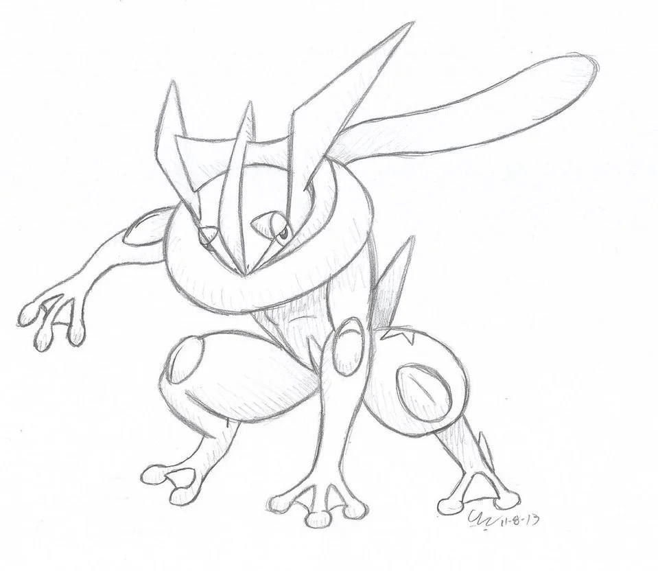 Desenhos de Greninja Para Colorir 18