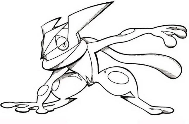 Desenhos de Greninja Para Colorir 5