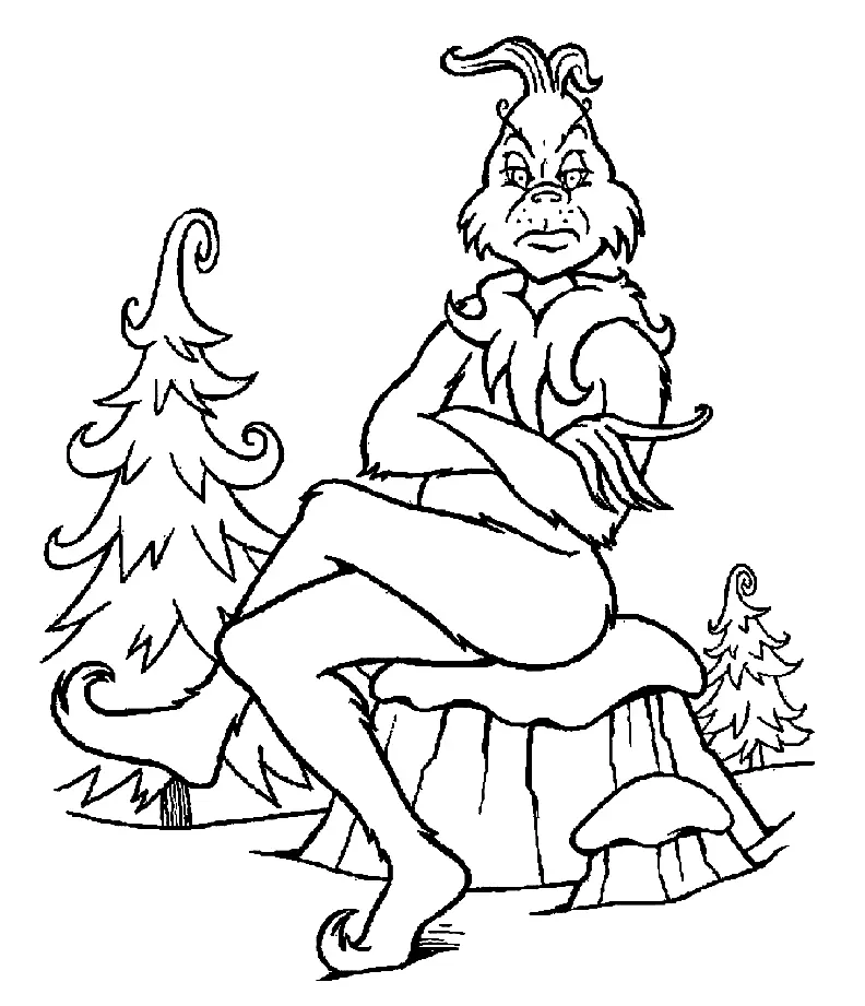 Desenhos de Grinch Para Colorir 11