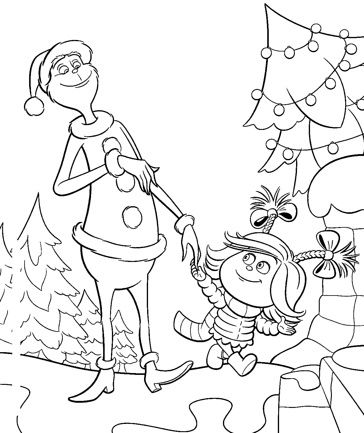 Desenhos de Grinch Para Colorir 14