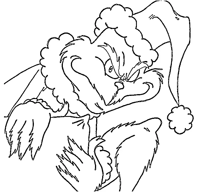 Desenhos de Grinch Para Colorir 19