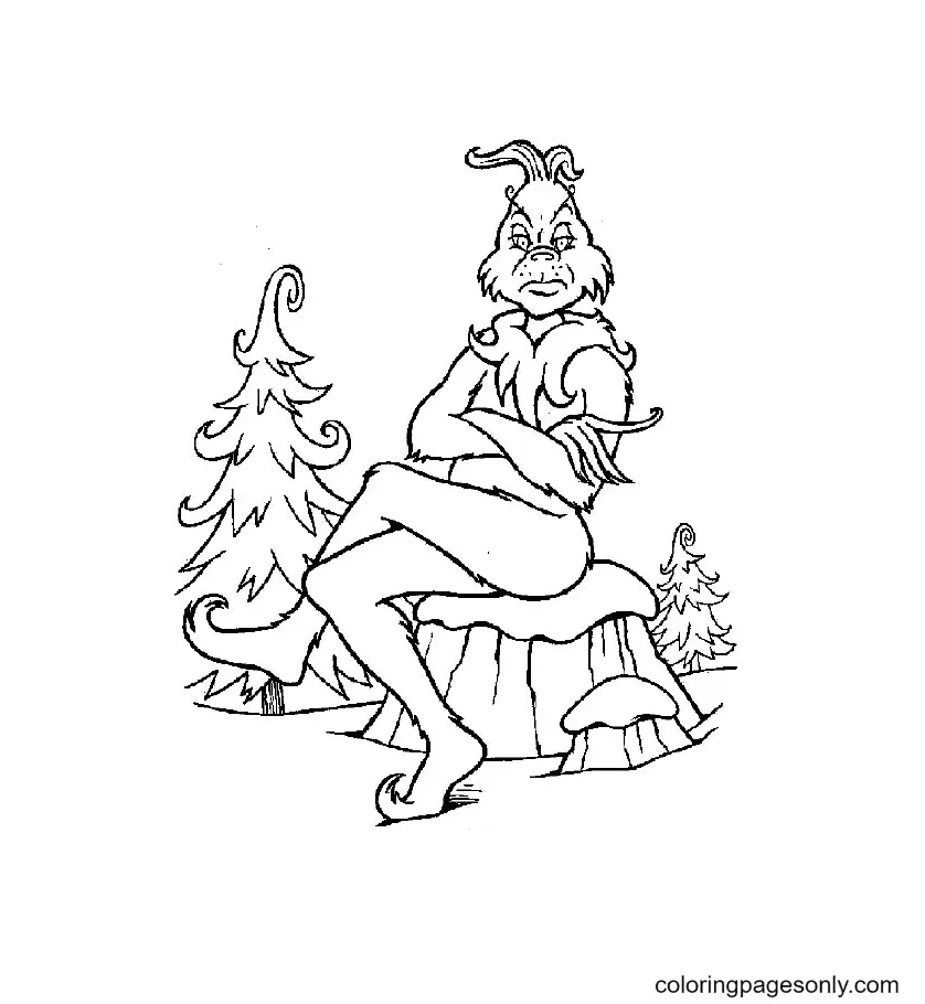 Desenhos de Grinch Para Colorir 47