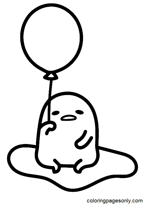 Desenhos de Gudetama Para Colorir 10