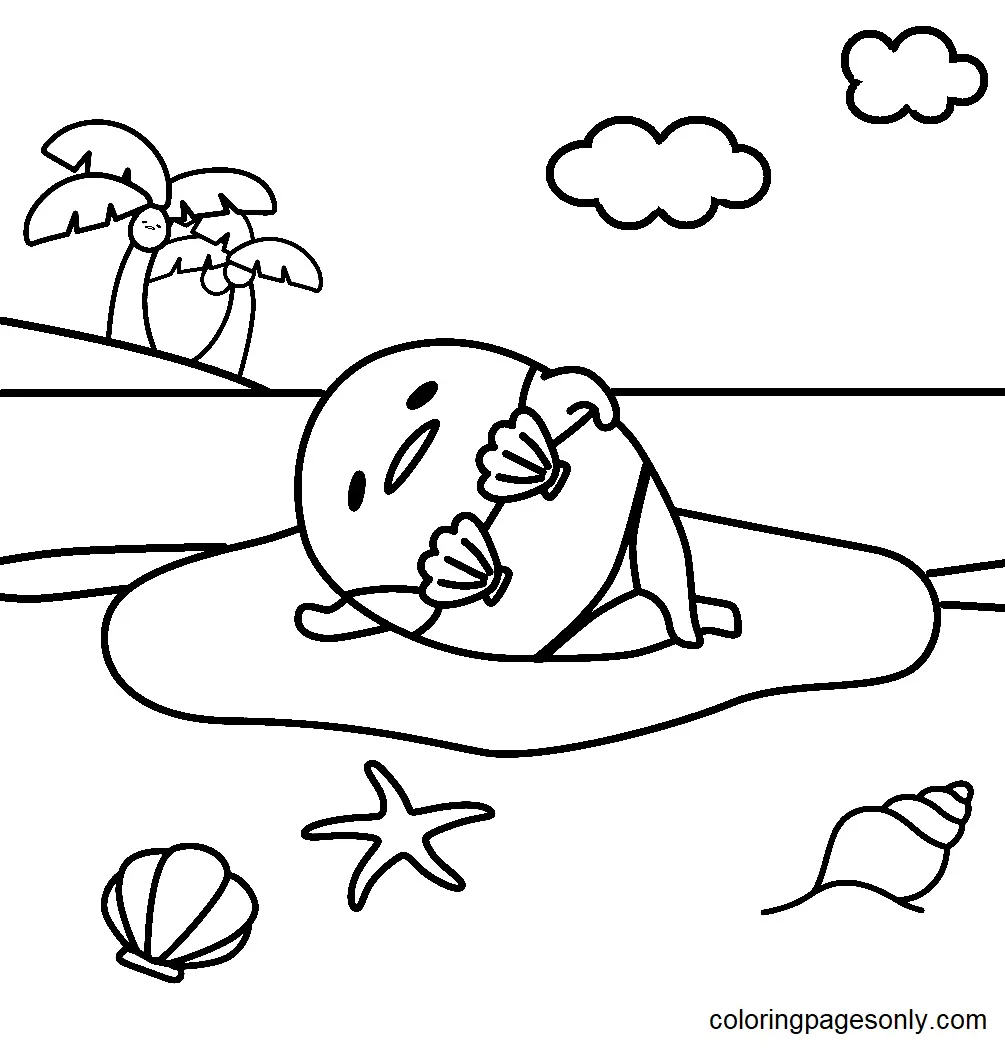 Desenhos de Gudetama Para Colorir 12