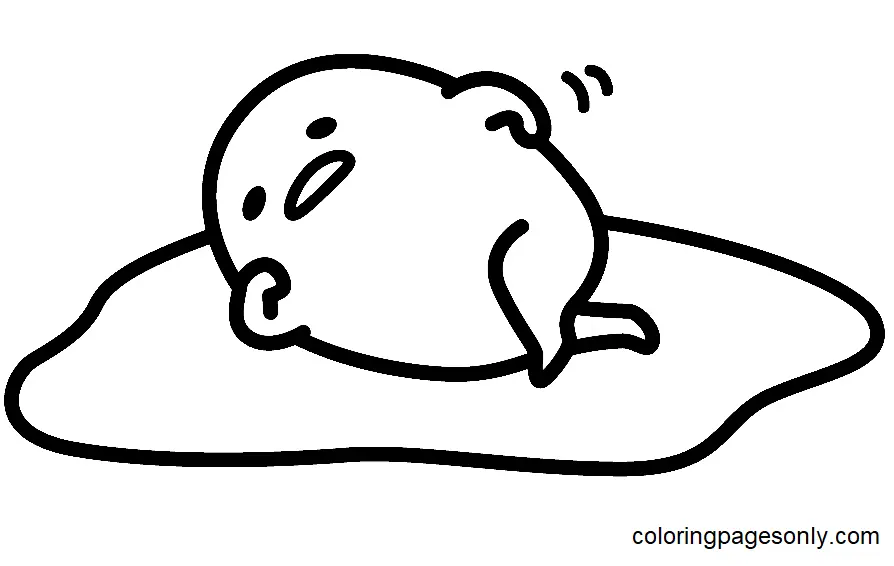 Desenhos de Gudetama Para Colorir 15