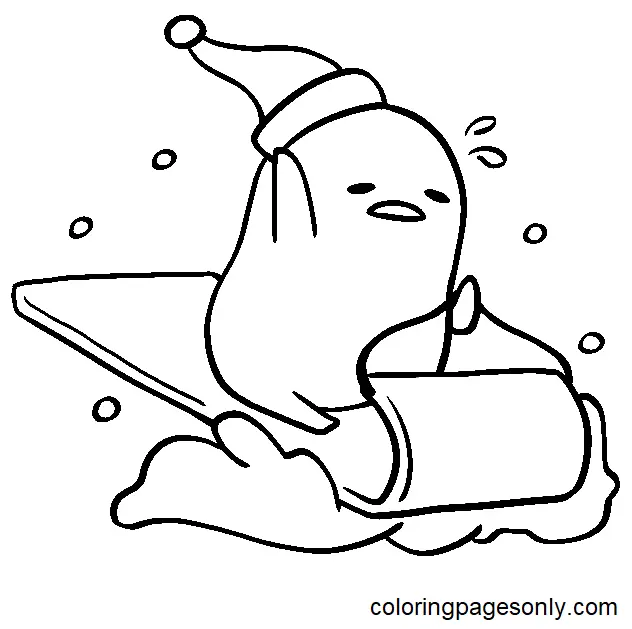 Desenhos de Gudetama Para Colorir 25