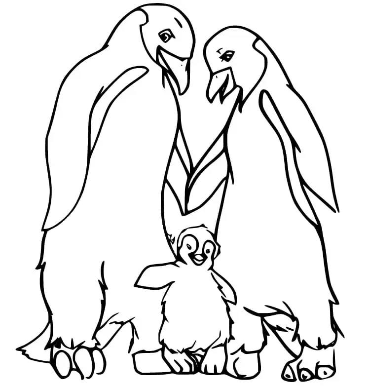 Desenhos de Happy Feet Para Colorir 10