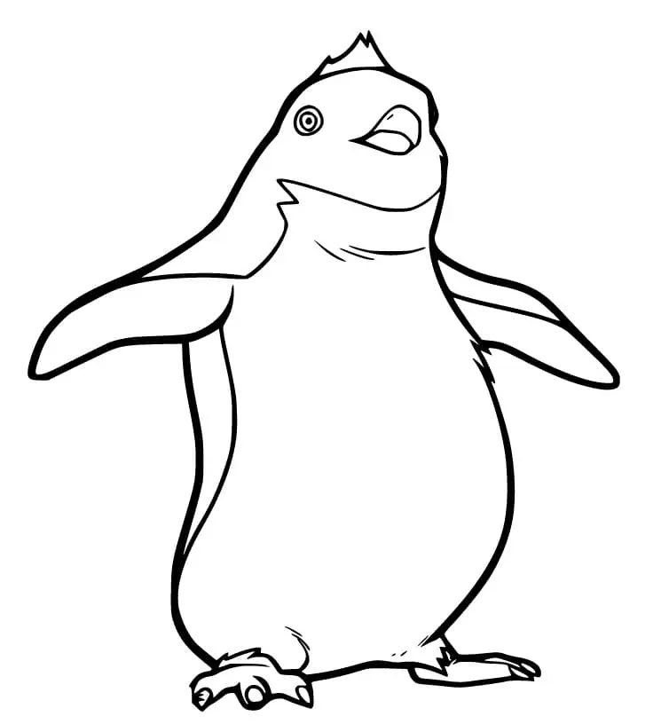 Desenhos de Happy Feet Para Colorir 7