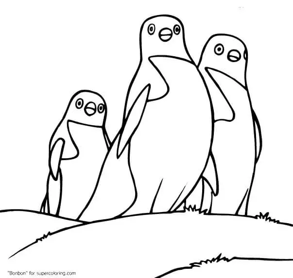 Desenhos de Happy Feet Para Colorir 9