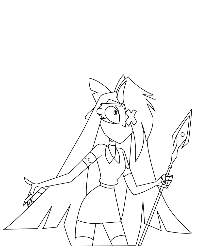 Desenhos de Hazbin Hotel Para Colorir 21