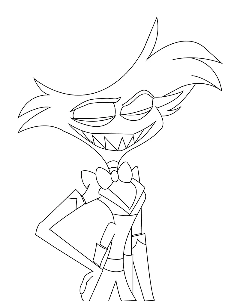 Desenhos de Hazbin Hotel Para Colorir 26