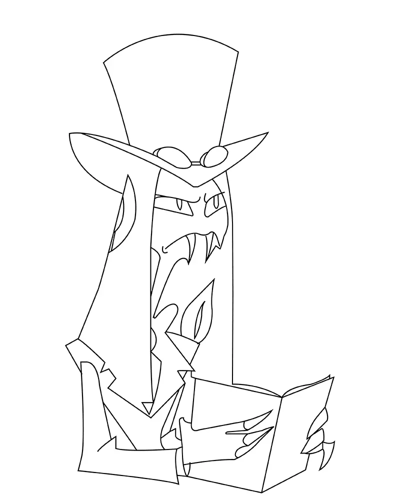 Desenhos de Hazbin Hotel Para Colorir 3