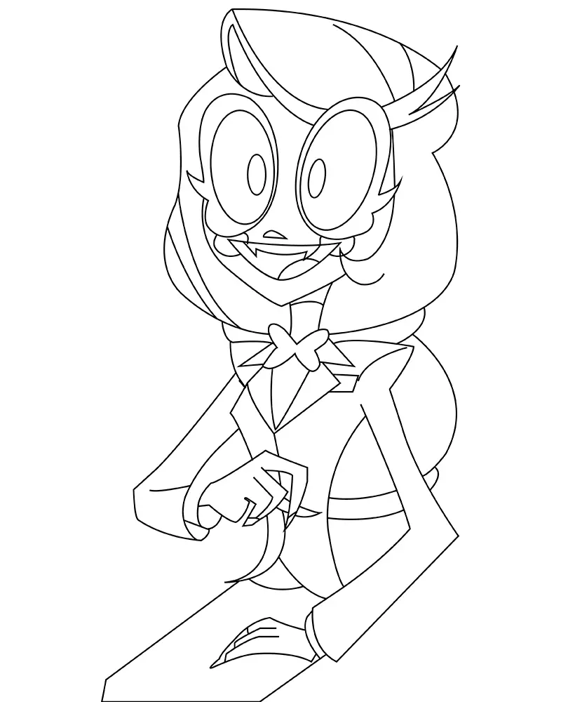 Desenhos de Hazbin Hotel Para Colorir 8