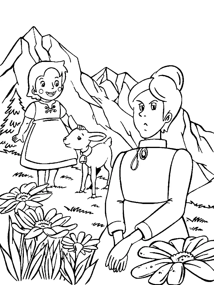 Desenhos de Heidi Para Colorir 46