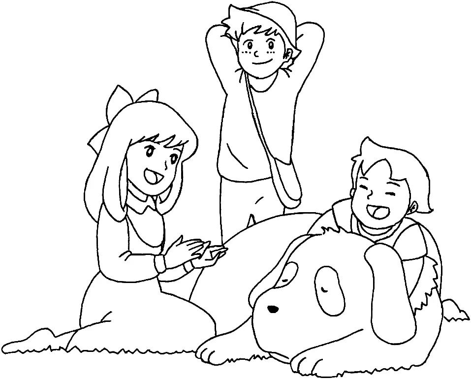 Desenhos de Heidi Para Colorir 9