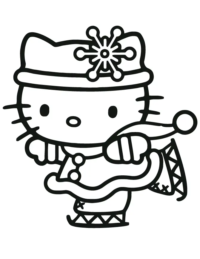 Desenhos de Hello Kitty e Seus Amigos Para Colorir 14