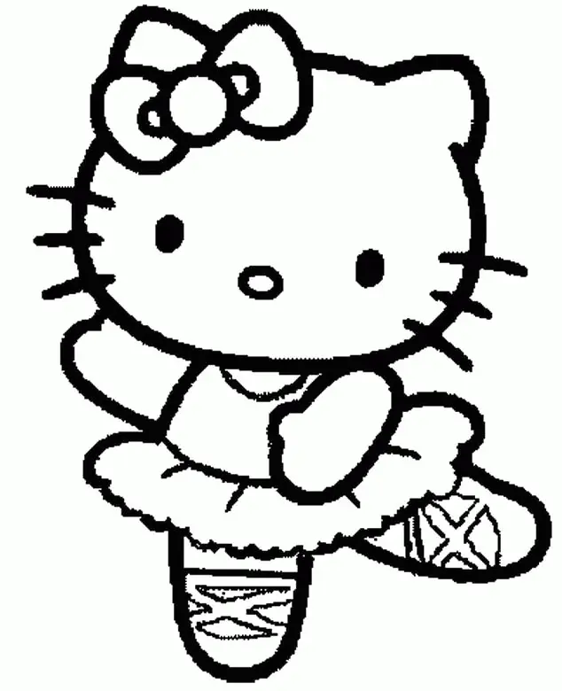 Desenhos de Hello Kitty e Seus Amigos Para Colorir 36