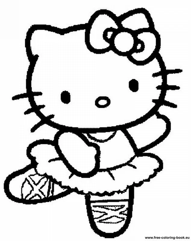 Desenhos de Hello Kitty Para Colorir 2