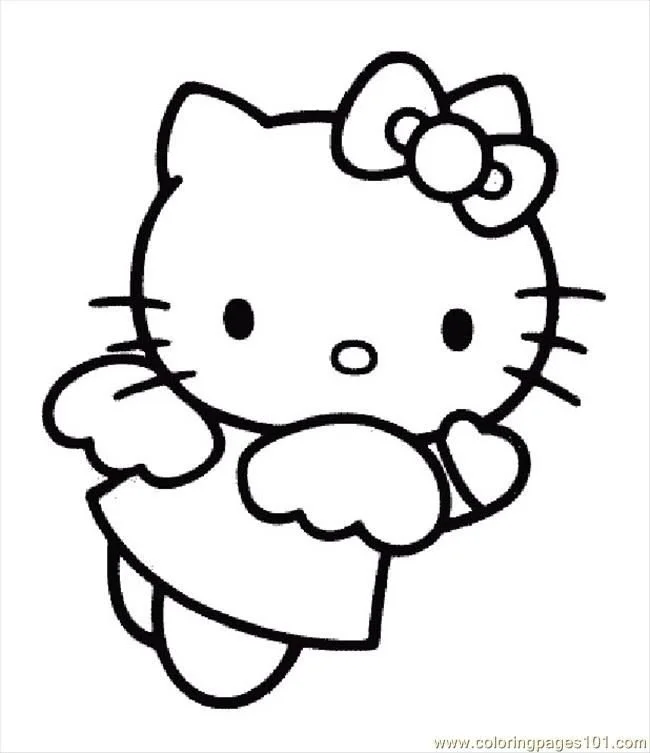 Desenhos de Hello Kitty Para Colorir 20