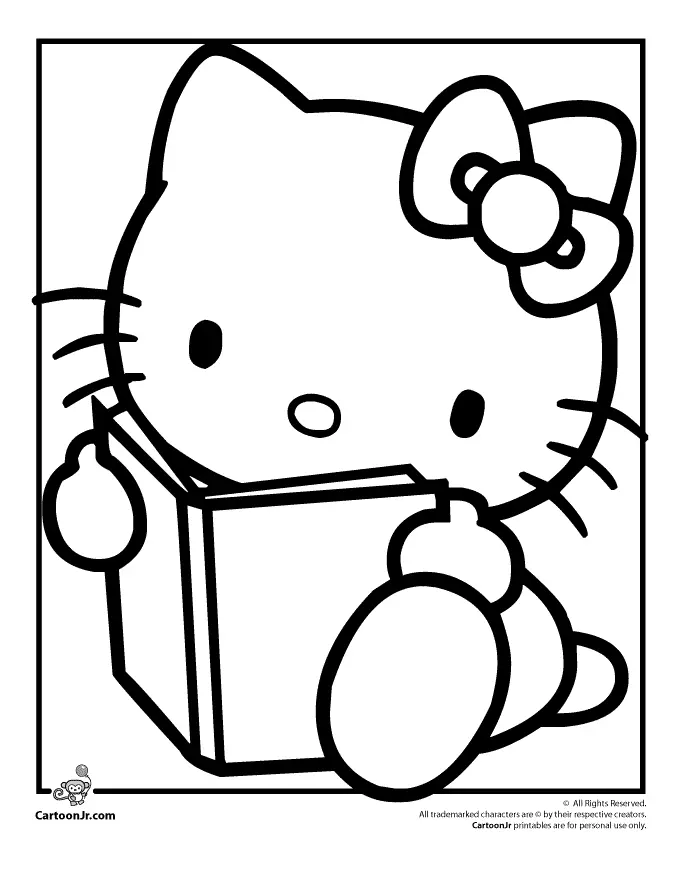 Desenhos de Hello Kitty Para Colorir 28